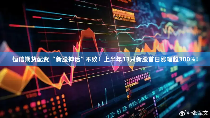 恒信期货配资 “新股神话”不败！上半年13只新股首日涨幅超300%！